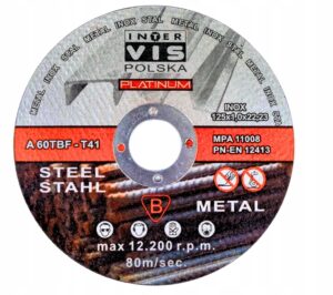 Tarcze Do Ciecia Metalu 125×1 Inter-vis Pl