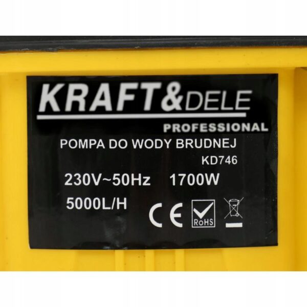 Pompa Ogrodowa Zatapialna Z Plywakiem 1700w-13