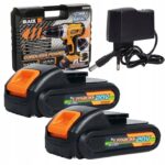 Wiertarko Wkretarka Li-ion Led Bity Full Opcja-7