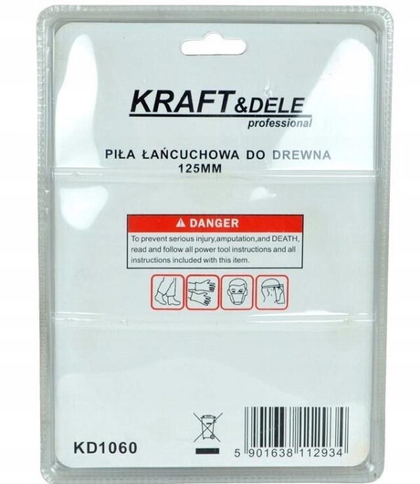 Pila Tarcza Lancuchowa Do Drewna Do Szlifierki Katowej 125 Mm 22.2mm Kd1060-9