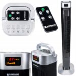 Wentylator Kolumnowy Powermat Black Tower 120 Srebrny/szary-16