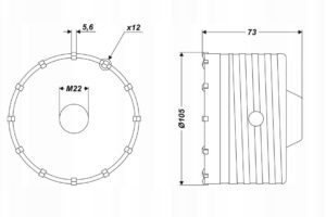 Otwornica Do Muru Betonu Frez Koronka 100mm Sds+-4
