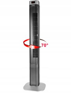 Wentylator Kolumnowy Powermat Black Tower 120 Srebrny/szary-6