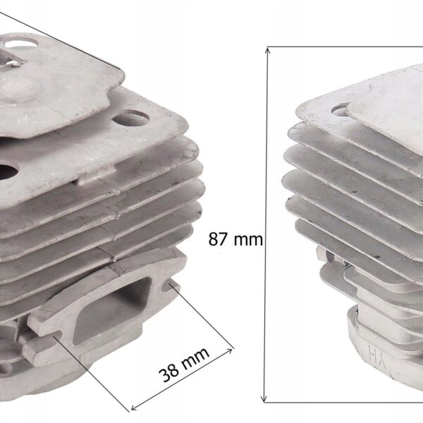 Cylinder Tlok Kompletny Do Pily Pilarki Chinskiej Nac Cs + Zestaw Uszczelek-2