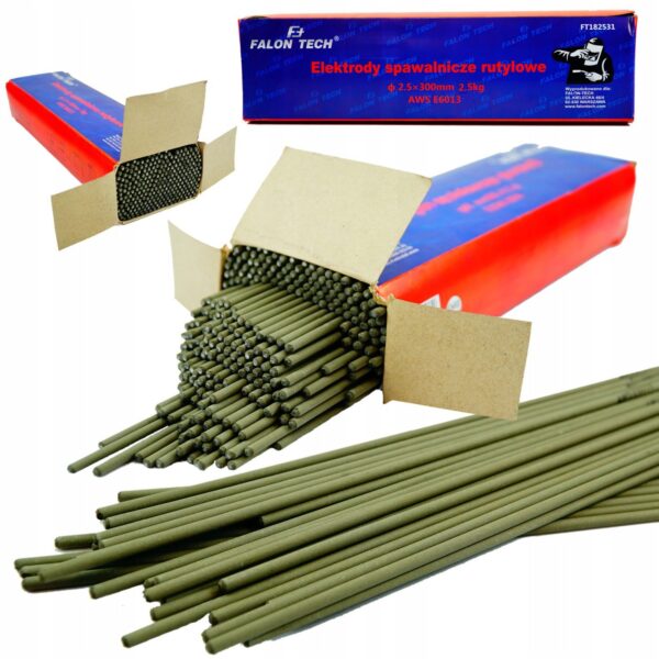 Elektrody Spawalnicze 2,5mm 300mm Elektroda 2,5kg