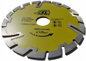 Tarcza Diamentowa Glebokie Ciecie Do Kostki 125 Iv-2