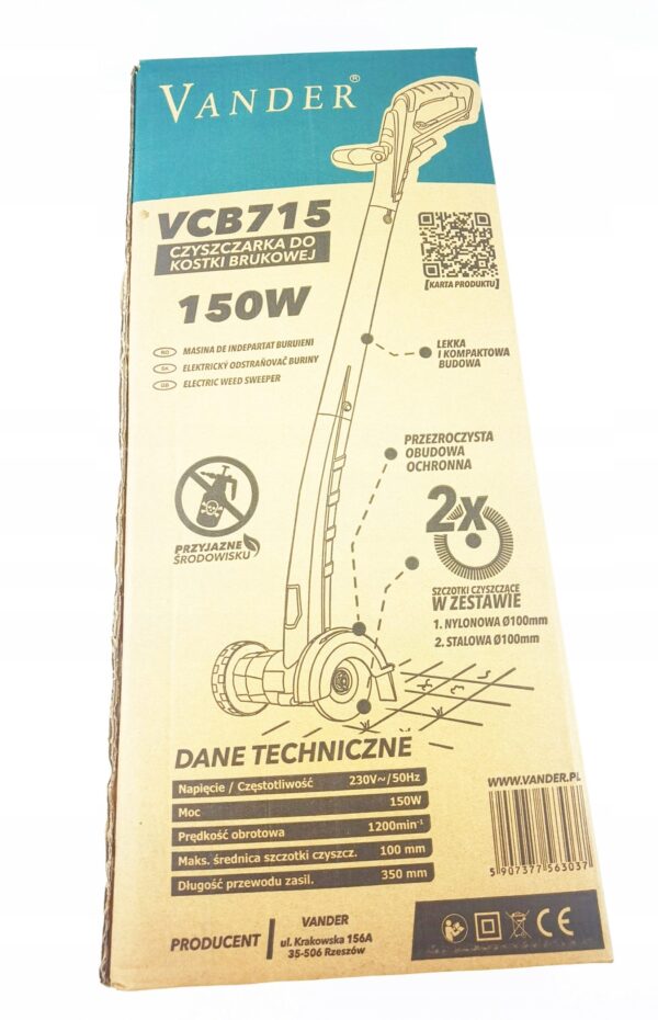 Czyszczarka Do Kostki Brukowej Vcb715 Vander-16