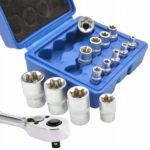 Nasadki E-torx Zestaw 1/4 3/8 1/2 E4 – E24 14szt-10