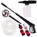 Myjka Cisnieniowa 2800w 360 Bar Mocna Aluminiowa Pompa Zestaw Szczotka-9