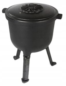 Kociolek Zeliwny Emaliowany Garnek Mysliwski 8l-4