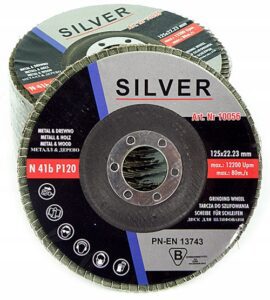 Tarcza Lamelkowa Listkowa Szlifowania 125 Gr 120-12