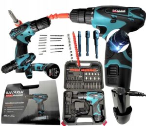 Wiertarko Wkretarka 18v Led Bavaria Akumluatorowa-15