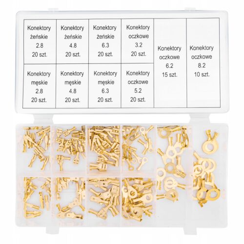 Konektory Zlaczki Do Kabli Samochodowych 185 Szt