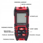 Dalmierz Laserowy Multifunkcyjny Poziomica Dzwiek Lcd 100m-3
