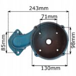 Obudowa Rozdrabniacza Pompy Wody Szamba 2” Chinskie-2