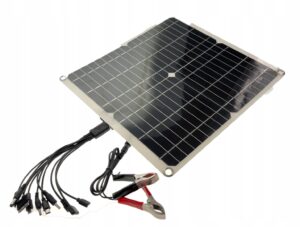 Solarny Panel Sloneczny Zestaw 20w+50a Regulator-8
