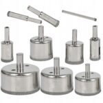 Otwornica Diamentowa Gres Plytki Zestaw 10 Sztuk-12