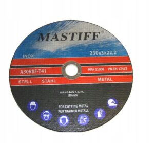 Tarcza Do Metalu Mastiff Mfmc23020 230×22,2mm-8