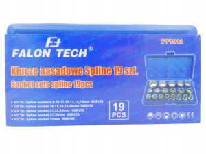Zestaw Kluczy Nasadki Spline 8-32 Klucze 1/2 19el-5