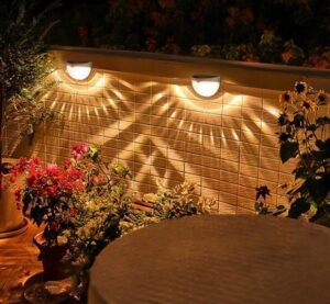 Lampa Elewacyjna Solarna Nascienna Ogrodowa 2 Szt 6 Led Kinkiet Oswietlenie-7