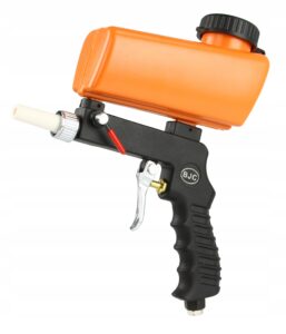 Pistolet Do Piaskowania Sodowania Piaskarka Mocny +2x Dysze Ceramiczne-4