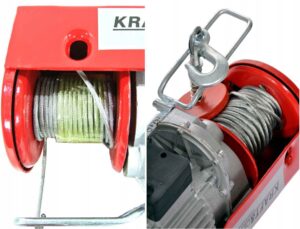Wyciagarka Wciagarka Elektryczna Linowa 500kg 230v-12