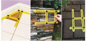 Katownik Wielofunk Templater Linijka Miarka Katowa-5