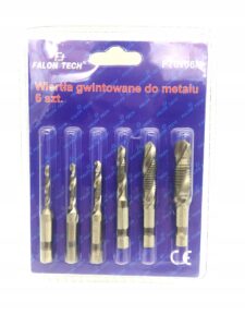 Wiertla Gwintujace Hss M3 – M10 Gwintowniki 6 Szt.-12