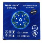 Tarcza Garnkowa Do Szlifowania Betonu Falon-tech 125×22,2 Mm-3