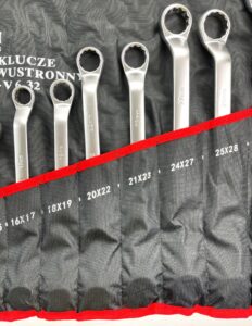 Klucze Plasko Oczkowe Zestaw Kluczy Plaskich 12el-4