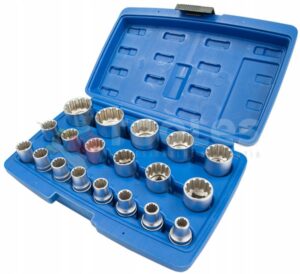 Zestaw Kluczy Nasadki Spline 8-32 Klucze 1/2 19el-3