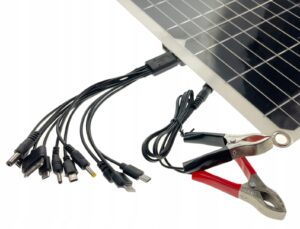 Solarny Panel Sloneczny Zestaw 20w+30a Regulator-10