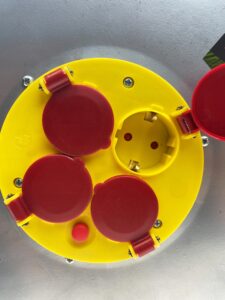 Przedluzacz Ogrodowy Metalowy Bebnowy 50m 3×2,5mm-4