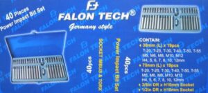 Zestaw Bitow Torx, Hex, Spline 40 Sztuk Falon Tech-11