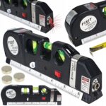 Poziomica Laserowa Z Miarka 250cm Miara Laser Led-12