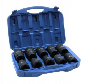 Nasadki Udarowe 1″ 17-41mm 10sztuk Zestaw