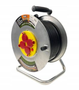 Przedluzacz Ogrodowy Metalowy Bebnowy 50m 3×2,5mm-2