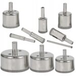 Otwornica Diamentowa Gres Plytki Zestaw 10 Sztuk-10