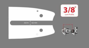 Prowadnica Do Pily Stihl 35cm 3/8 1,3 +2lancuch-8