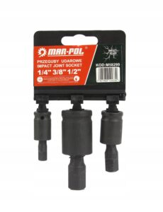 Przeguby Udarowe Kuliste Kulowe 1/2 1/4 3/8 Zestaw-4