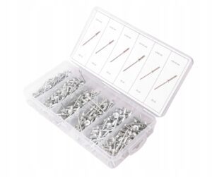 Nity Zrywalne Zestaw Nitow Trzpieniem Stalowym 400 Szt. Organizer-5