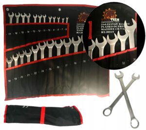 Zestaw Kluczy Plasko-oczkowych 6-32 25szt Solidne-13