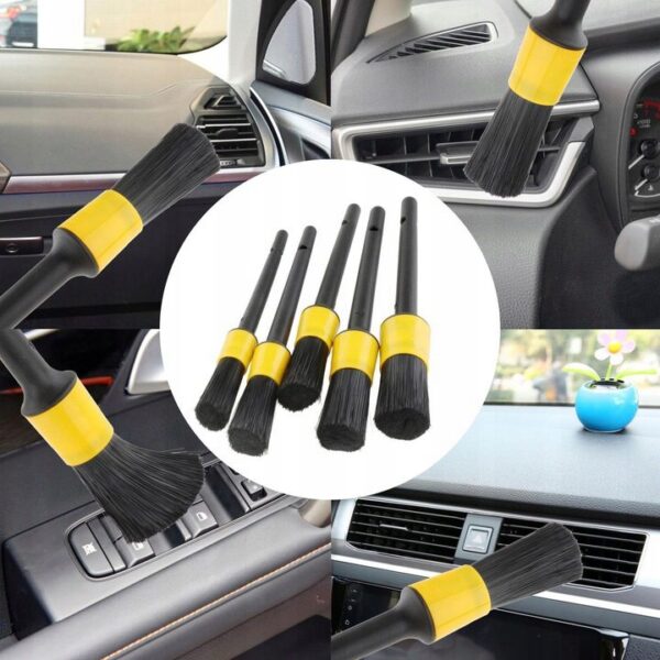 Zestaw Pedzli Szczotek Do Car-detailingu 5 El.-4
