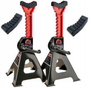 2x Kobylki 3t Podstawki Podpory Z Guma Pin Mocne 3 Tony Regulowane