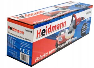 Polerka Samochodowa Szlifierka 2300w +3xgabka Heid-5