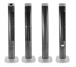 Wentylator Kolumnowy Powermat Black Tower 120 Srebrny/szary-7