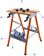 Stol Warsztatowy Stolik Roboczy Skladany-4