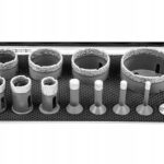Otwornice Diamentowe Zestaw Walizka 12szt M14 – 3/8 Hex Adapter Koronka-2