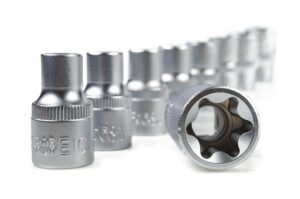 Black Zestaw Nasadek Torx Nasadki Klucze Nasadowe W Pudelku E-torx 1/2 19el-4