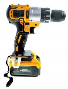 Wiertarko Wkretarka Akumulatorowa Z Udarem 2w1 48v 2x 5ah Walizka Brusshles-3